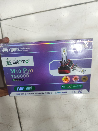 هدلایت لنزو M10 pro پایه h1 رنگ نچرال 4300k
