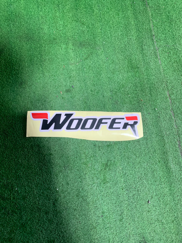برچسب زیر باک طرح ووفر woofer